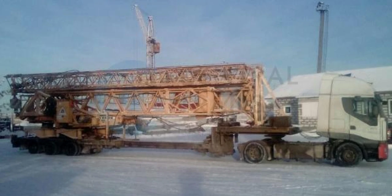 Выполнена перевозка крана
