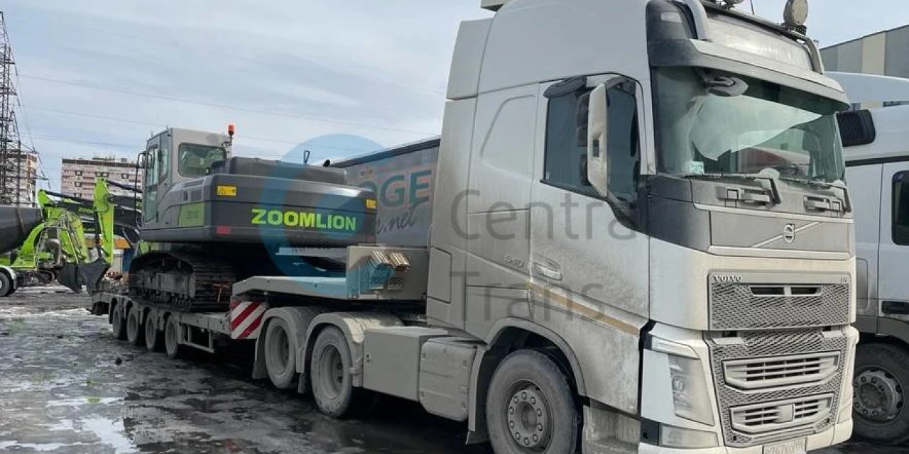 Доставка экскаватора в ХМАО