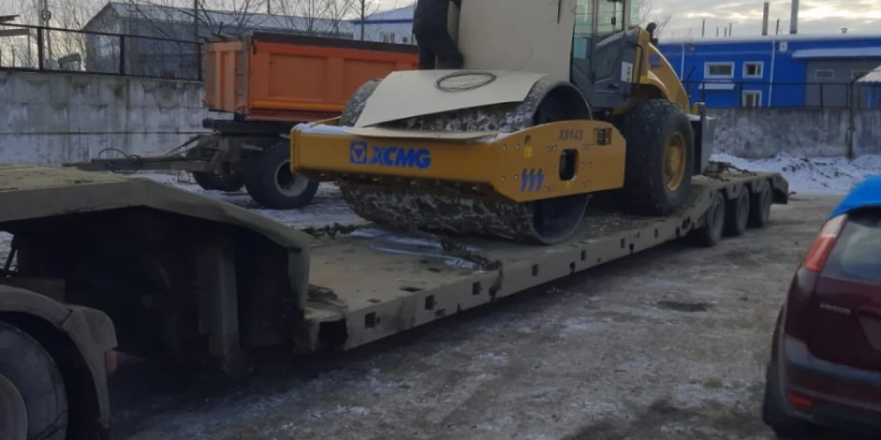 Central Trans доставил строительную технику в Кузбасс