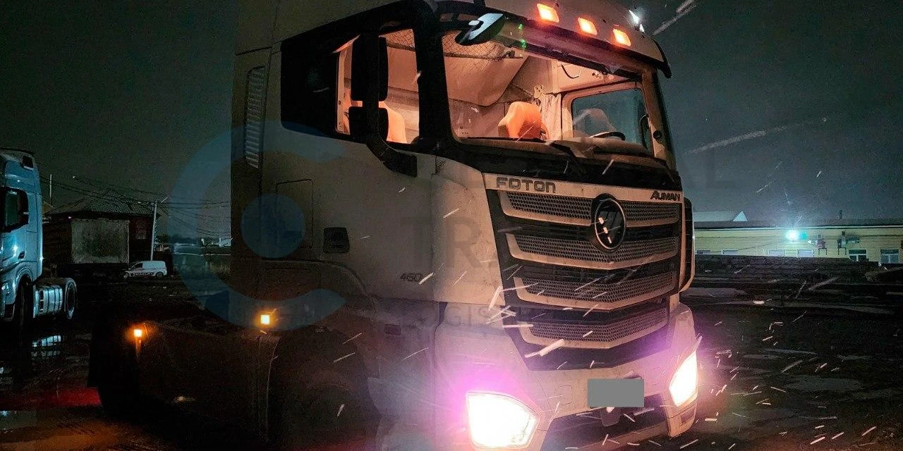 Доставили тягач Foton в Новосибирск
