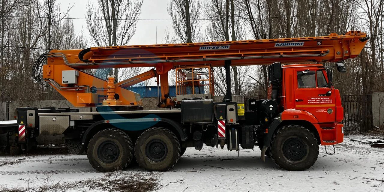 Перегон автогидроподъемника КамАЗ