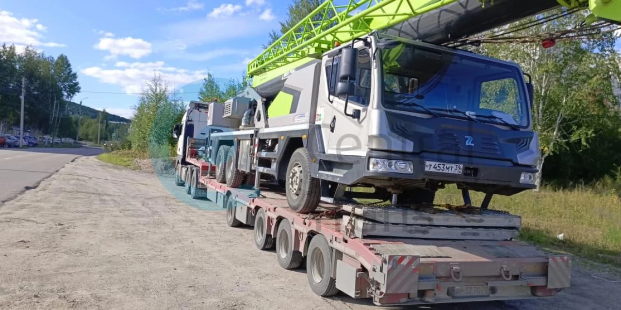 Перевозка автокрана Zoomlion ZTC300V из Амурской области в Хабаровский край