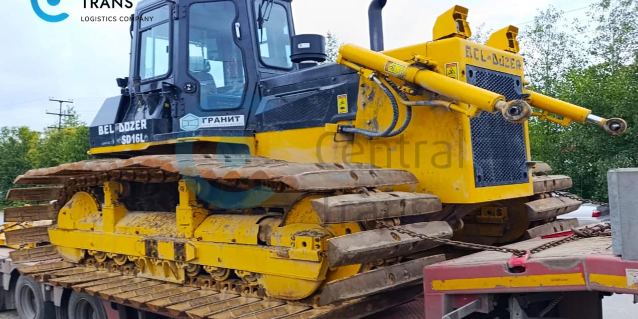 Перевозка бульдозера BEL DOZER SD16L по маршруту Иркутск — Красноярск