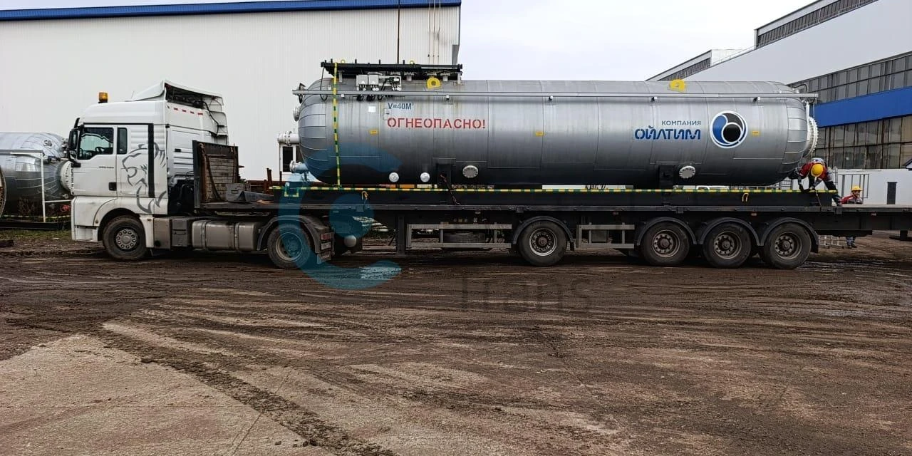 Нефтегазовые сепараторы доставлены из Кумертау в Усть-Кут