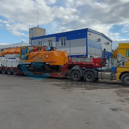 Машина ломки футеровки с гидромолотом НМ-140 доставлена из Воронежа в Архангельск