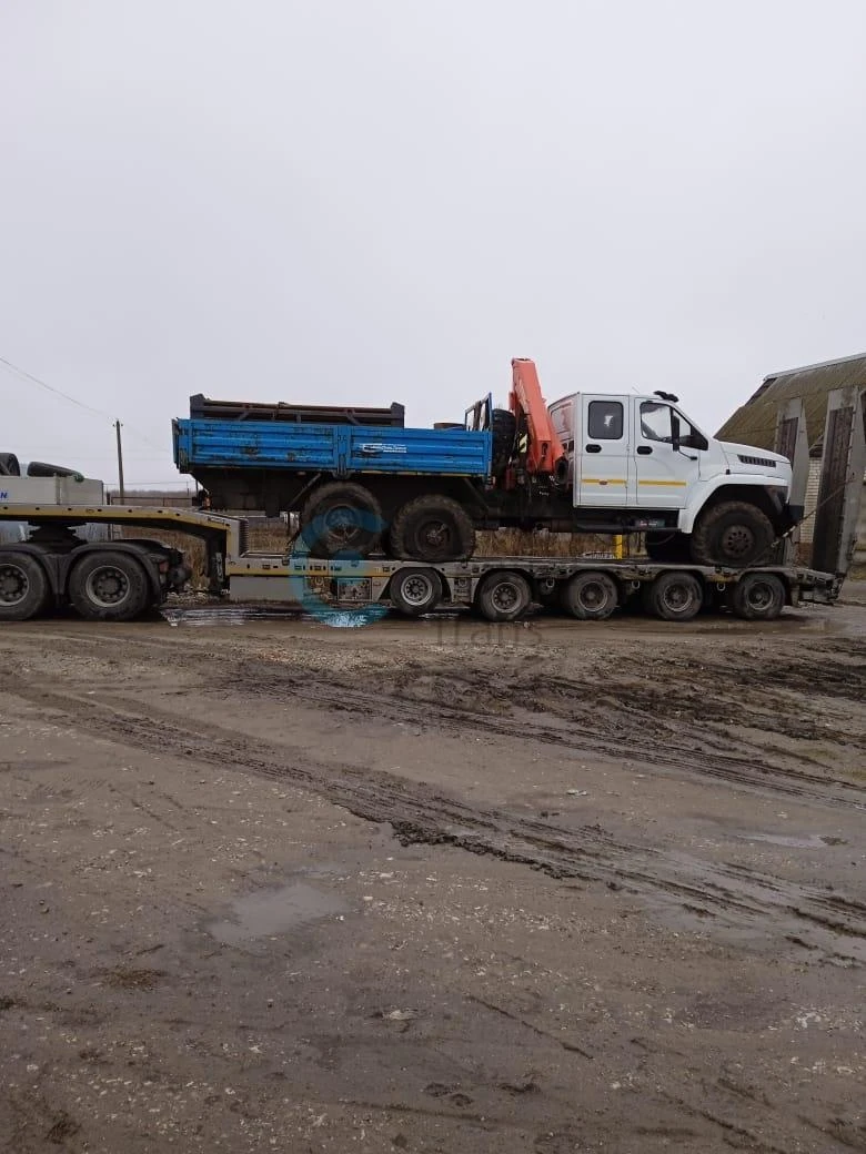 Урал УСТ54534V с КМУ доставлен из Саратовской области в Еврейскую автономную область