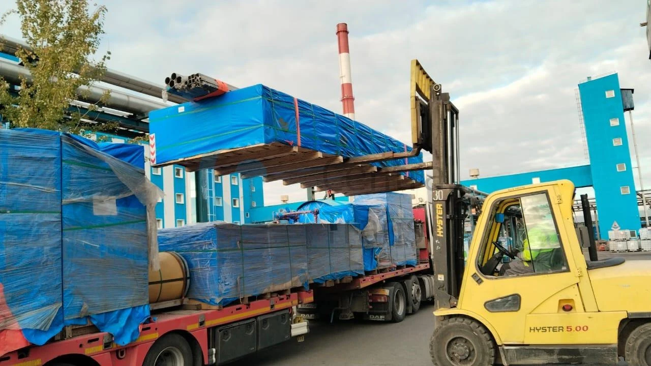 Система мембранной фильтрации BMF-400 доставлена из Алашанькоу (Китай) в Санкт-Петербург