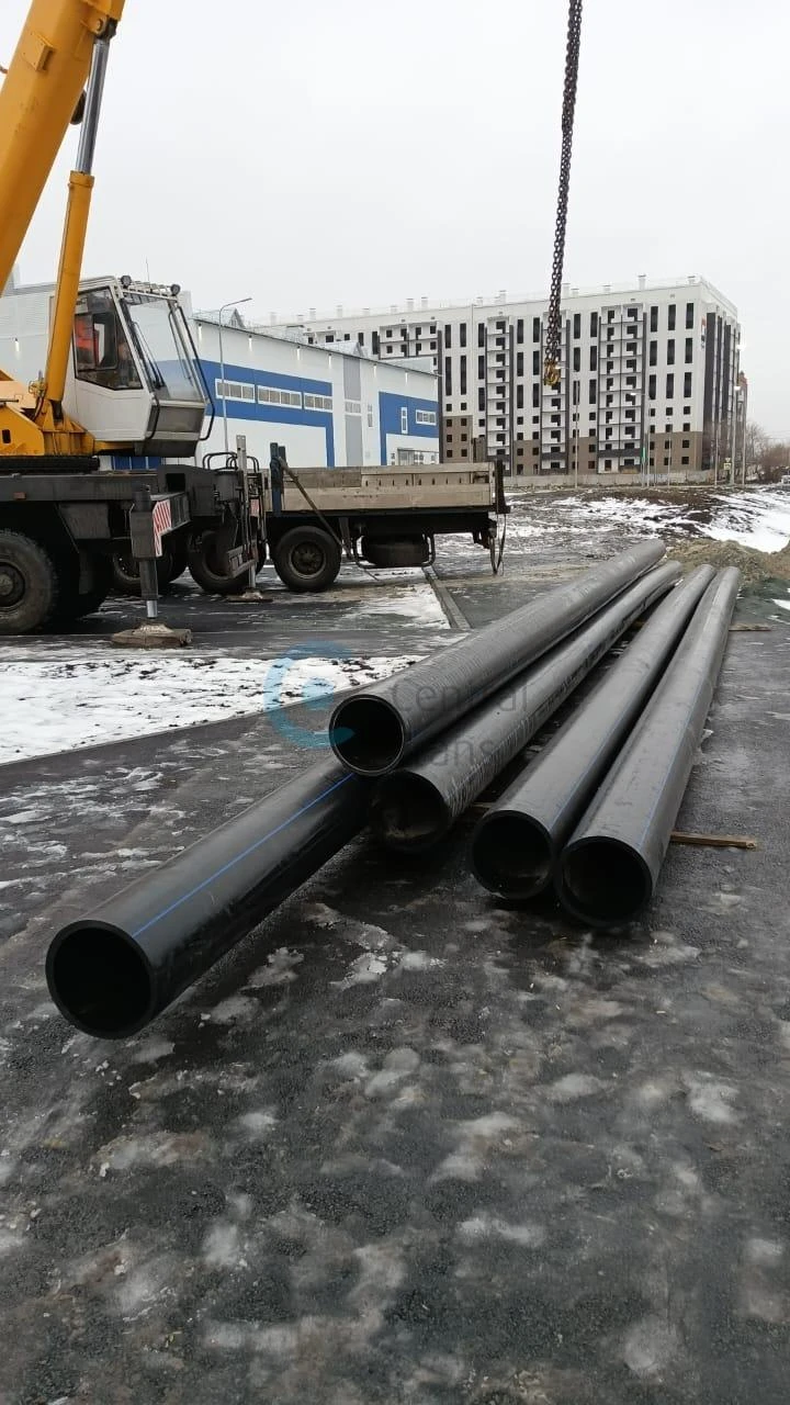Трубы ПЭ SDR 21 доставлены из Челябинска в Курган