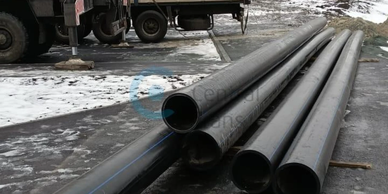 Трубы ПЭ SDR 21 доставлены из Челябинска в Курган