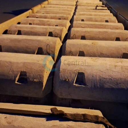 ЖБИ-утяжелители УТК-325 доставлены из Свердловской области в пгт Белый Яр (ХМАО)