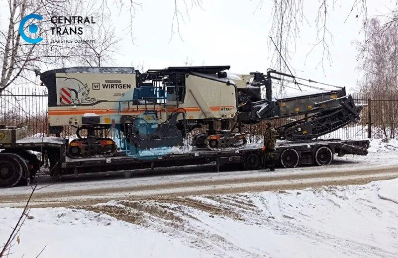 Перевозка дорожной фрезы Wirtgen W 195