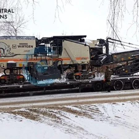 Перевозка дорожной фрезы Wirtgen W 195