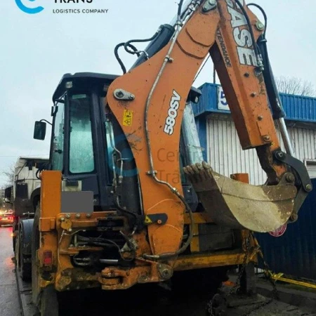Перевозка экскаватора-погрузчика CASE 580SV