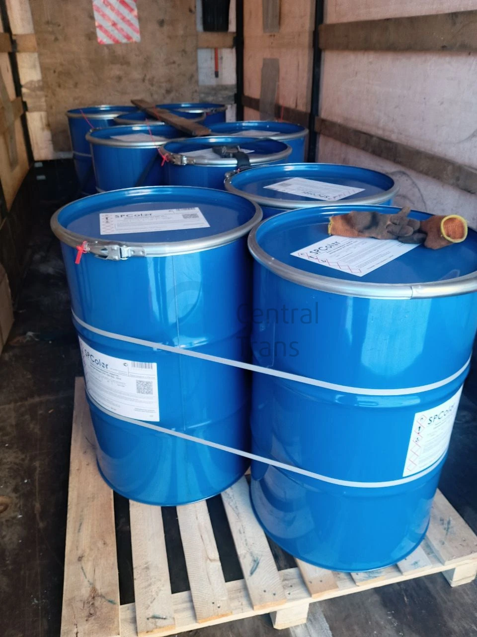 Лакокрасочная продукция (ADR класс 3) доставлена из Череповца в Мценск