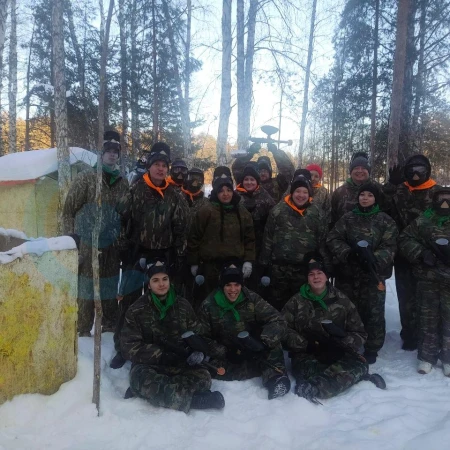 Корпоративный пейнтбол ко Дню защитника Отечества и Международному женскому дню