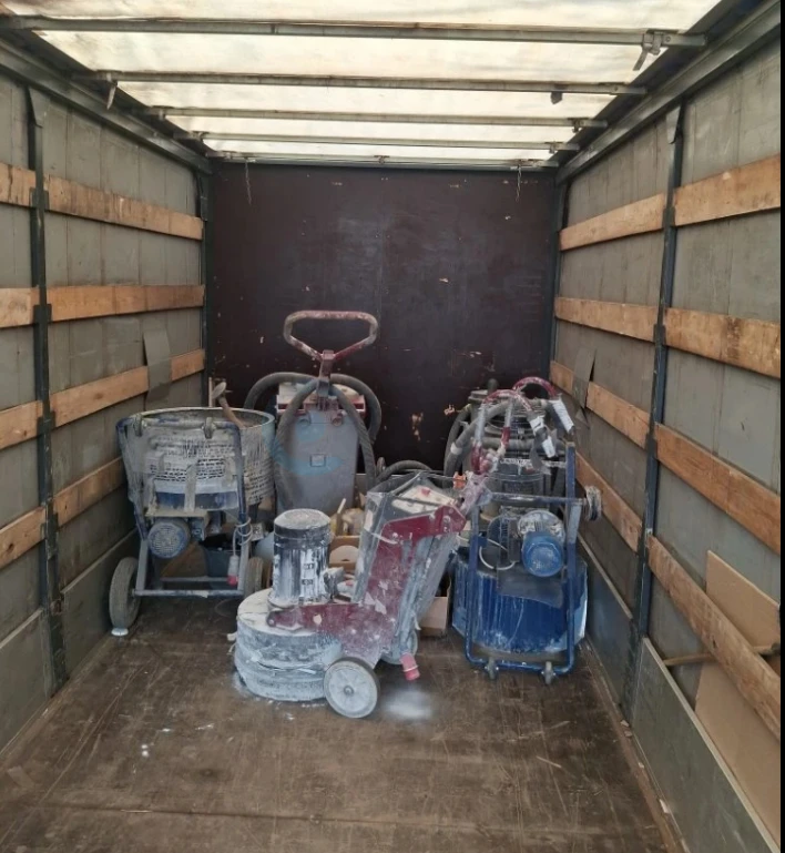 Шлифовальные машины доставлены из Москвы в Казань