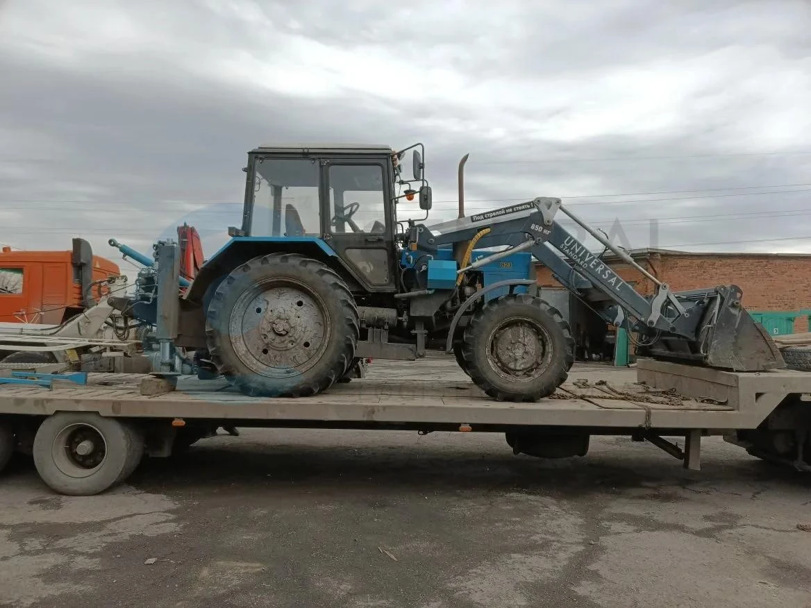 Перевозка фронтального Погрузчика КУН Универсал BASIC на трале по направлению Краснодар - Самара