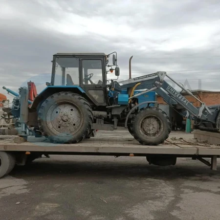 Перевозка фронтального Погрузчика КУН Универсал BASIC на трале по направлению Краснодар - Самара