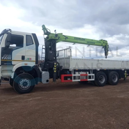Перегон автомобиля FAW 6x4 с крано-манипуляторной установкой (КМУ) Zoomlion
