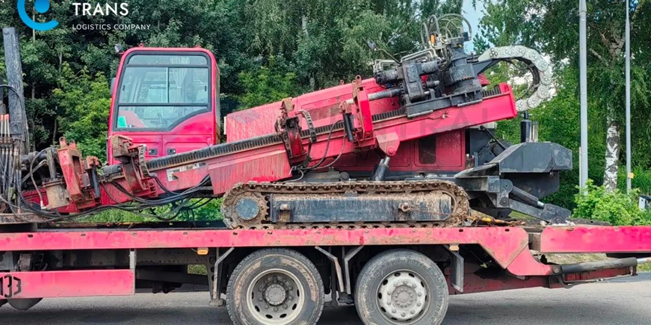 Перевозка сваебойной установки Bauer BG 12H