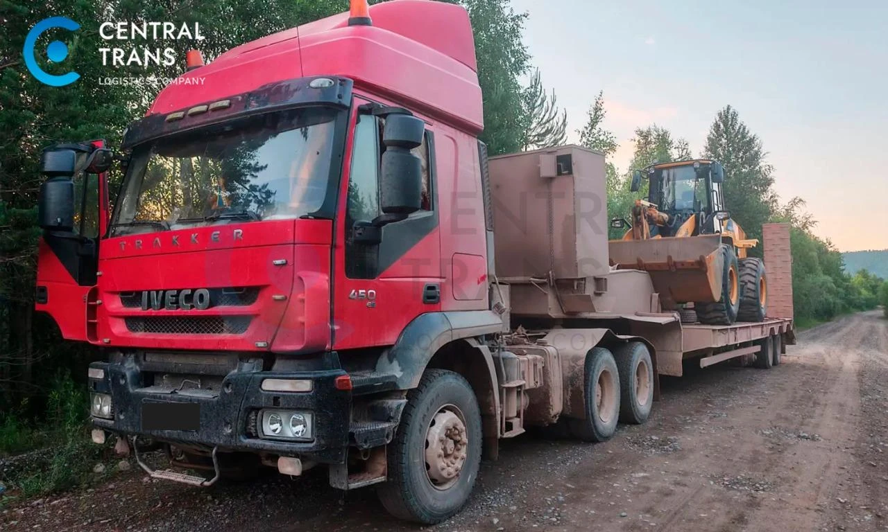 Перевозка погрузчика универсального АМКОDOR W500C