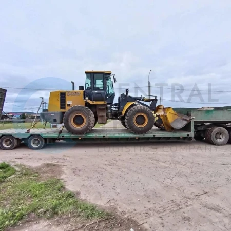 Перевозка фронтального погрузчика XCMG ZL50GV на трале