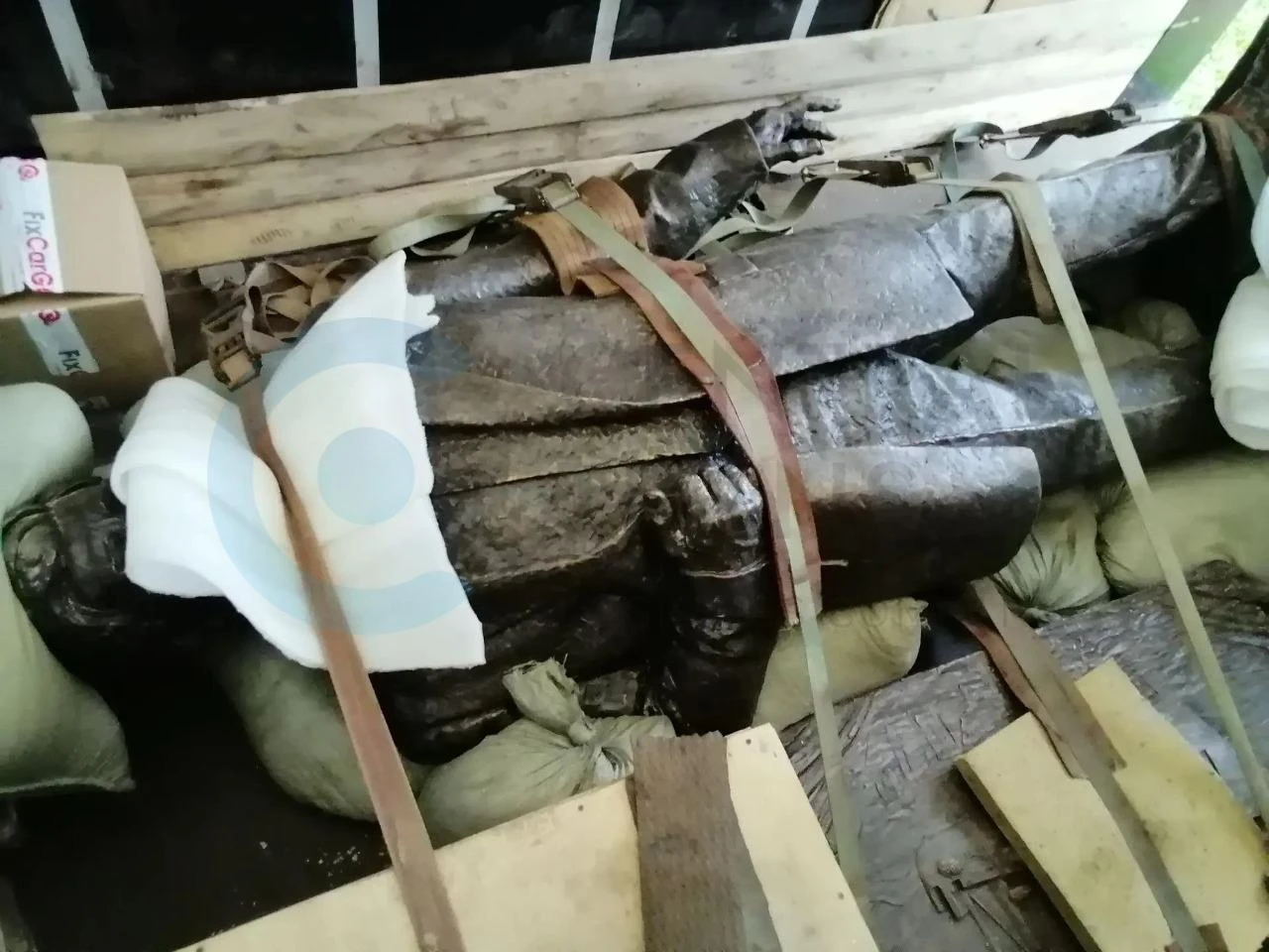 Перевозка скульптуры из Свердловской области во Владивосток