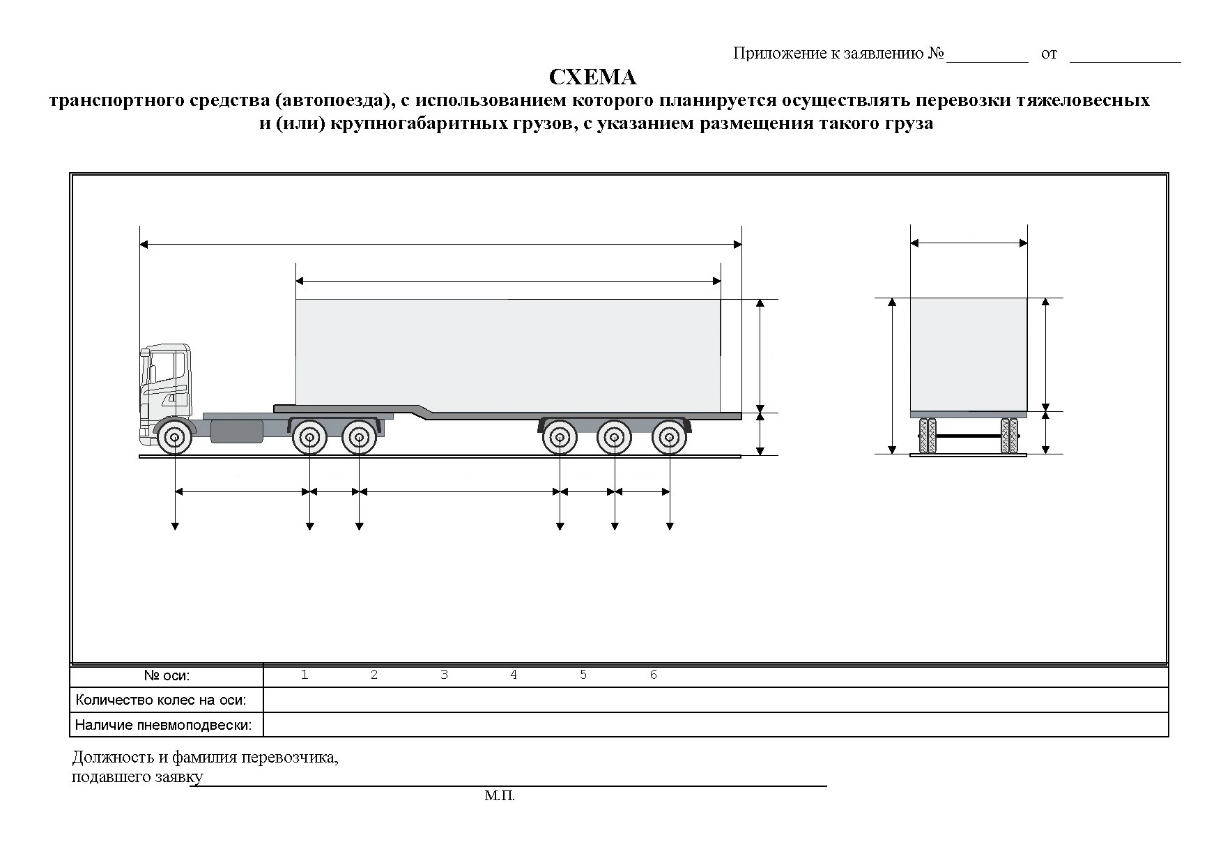 Разрешение на перевозку тяжеловесных грузов